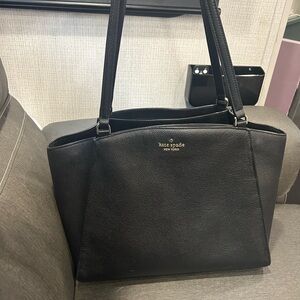 Kate Spade Black Tote with Structured Design